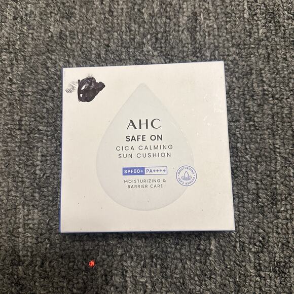 AHC Safe On Cica Calming Sun Cushion 25g SPF50+ PA++++ Moisturizing K-Beauty - Picture 1 of 2